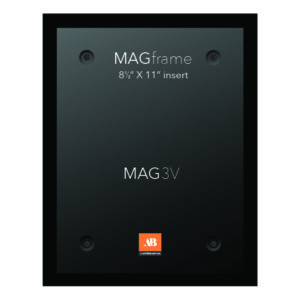 Letter size vertical MAG Frame - Black - Multimedia