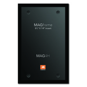 Legal size vertical MAG Frame - Black - Product design
