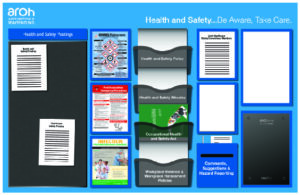 Branded Health and Safety Board - Digital display advertising
