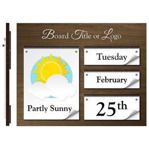 Date & Weather Board - Weather