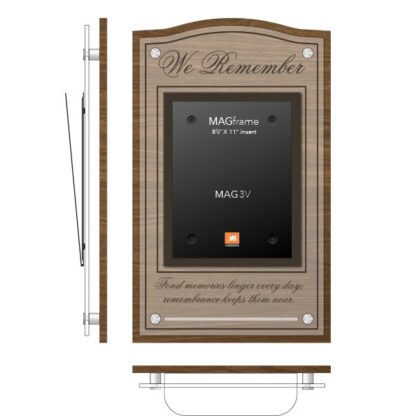 In Memory Board - with Quote and Shelf - Product design