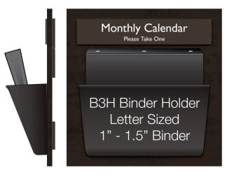Letter Size Document or Binder Holder with Corresponding Title