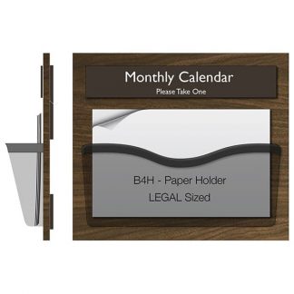 Tabloid Size Document and Binder Holder with Header - Document