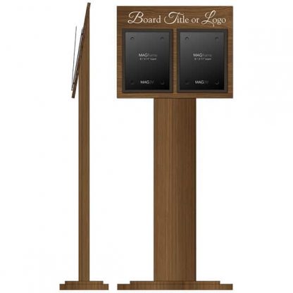 Freestanding Stand with Double Letter Portrait MAGFrames - Dining room