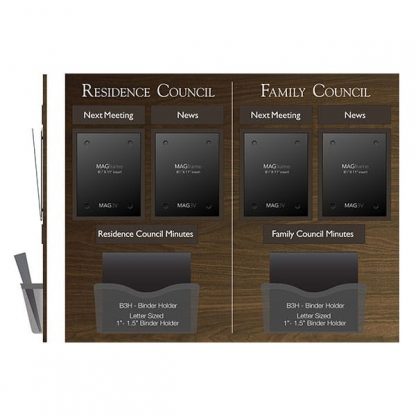 Four Portrait MAGFrames and Two Binder Holders - Product design