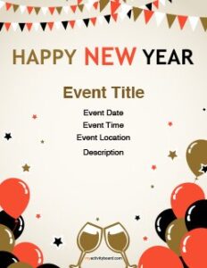 New Years Template 1 - Design