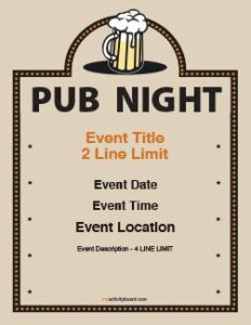 Pub Night 2 - Line