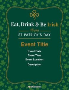St. Patricks Day Template1 - Poster