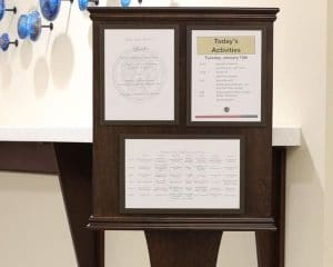 Menu Boards That Say "Fine dining begins here!" - Table